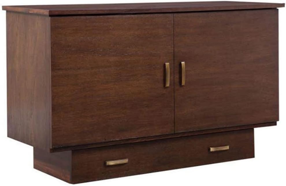 Arason Creden-ZzZ Cabinet Bed in Traditional Pekoe-Queen Size - Queen Size