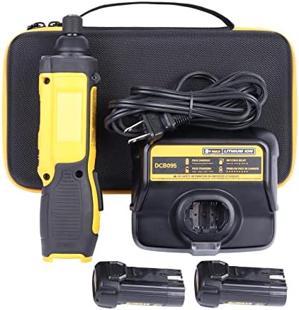 khanka Hard Storage Case for Dewalt DCF682N1/DCF680N2 Screwdriver | EVA Hard Shell, Mesh Pocket Accessory Storage, Workshop Tool Storage