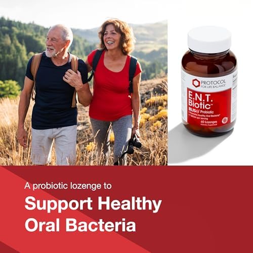 PROTOCOL FOR LIFE BALANCE E.N.T. Biotic - Probiotic Lozenge - Oral & Throat Health* - 1 Billion CFU - Immune Support* - Refrigerate for Live