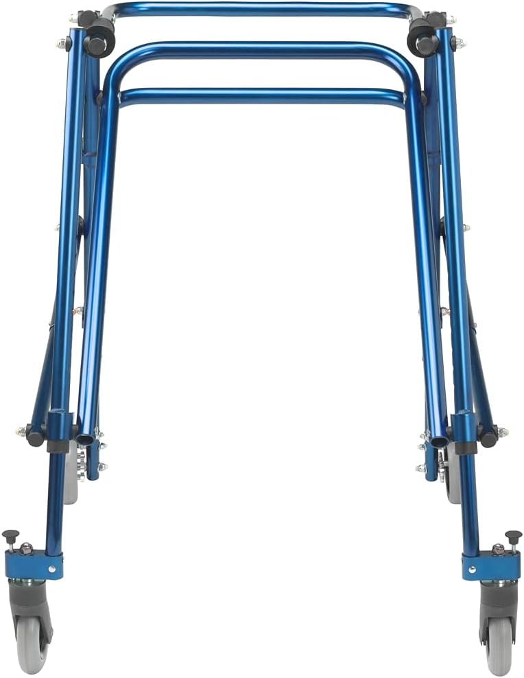 Inspired by Drive KA2200-2GKB Nimbo Posterior Walker, Knight Blue | Pediatric Posterior Walker Offers Lightweight, Adjustable Support to Help Children Build Walking Confidence