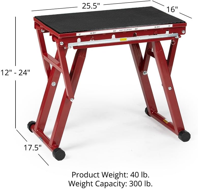 Titan Fitness Adjustable Steel Plyometric Box, 12", 16", 20" & 24" Height Settings, Heavy-Duty Plyo Jump Box for Box Jumps, Step-Ups, Agility