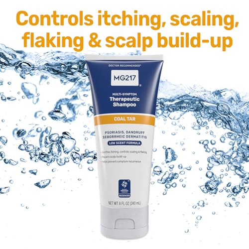 MG217 Psoriasis Medicated Conditioning 3% Coal Tar Shampoo 8 Fl Oz