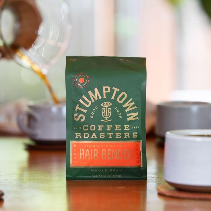 Stumptown Coffee Roasters, Dark Roast Organic Whole Bean Coffee, 100% Arabica Coffee - French Roast 12 Ounce Bag with Flavor Notes of Clove and Bittersweet Chocolate