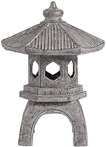 John Timberland Pagoda 16 1/2" High Old Stone Indoor-Outdoor Statue | Sculpture Asian Japanese Garden Decor Front Porch Patio Yard Outside Home