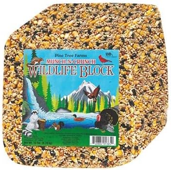 BestNest 2 Pack of Pine Tree Munch-N-Crunch Wildlife Blocks, 15 lbs. Each