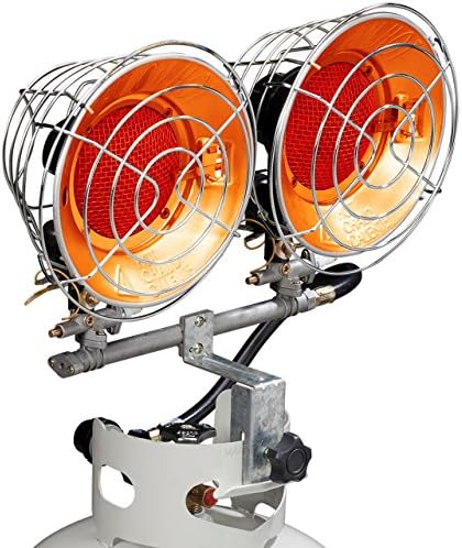 Avenger Infra-Red Tank Top Propane Heater - Dual Burner, 30,000 BTU - Model# FBDTP30