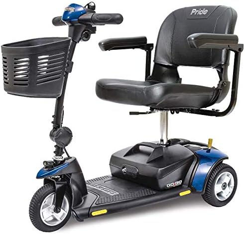 PRIDE MOBILITY SCOOTER GO-GO ELITE SCOOTER 3 WHEEL W/CHARGER, 12ah BATTERIES & FLAT FREE TIRES