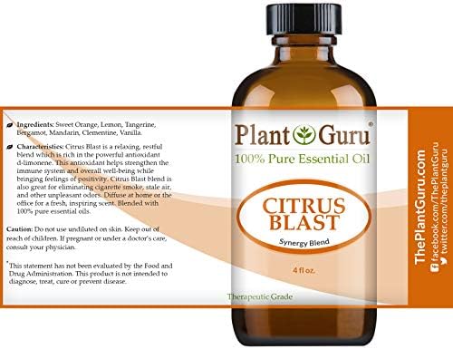 Citrus Blast Essential Oil Blend 4 oz 100% Pure Undiluted Therapeutic Grade.