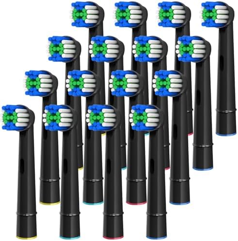 Electric Toothbrush Replacement Heads 16 Pack/Compatible Oral B Braun Replacement Brush Heads/Compatible Oral B Replacement Brush Heads
