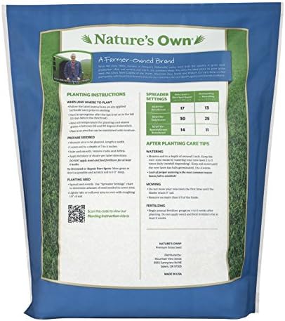 Mountain View Seeds Natures Own Shady Mix Grass Seed, 3-pounds