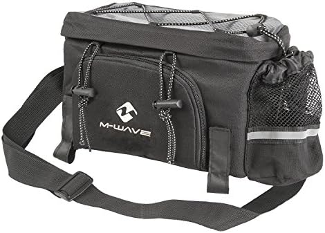 M-Wave Unisex's Amsterdam Bicycle Top Case-Black, Large | bike-panniers-and-rack-trunks