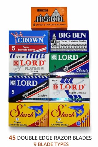 45 LORD SHARK ASCO BIGBEN CROWN DE Blade Sampler 9E