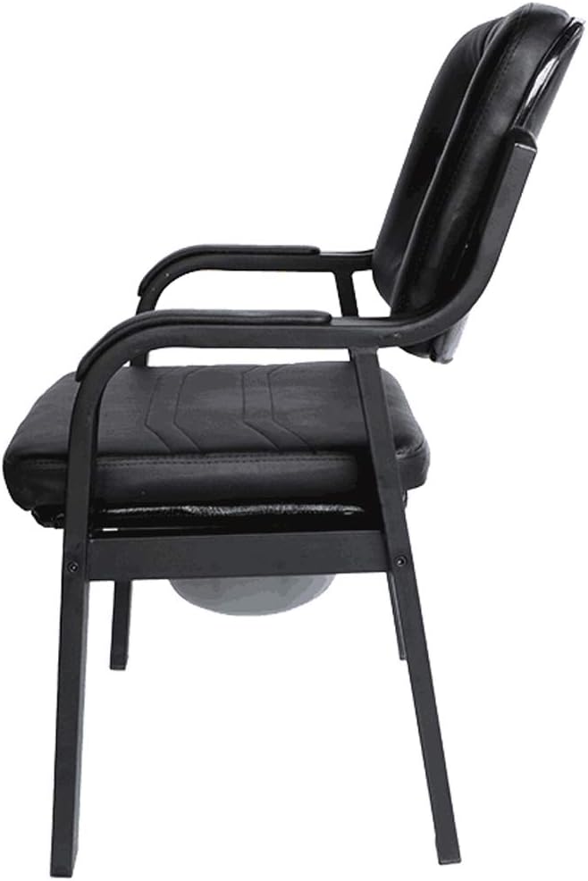 Dyale Deluxe Comfort Commode with Padded Seat Heavy Duty Bedside Commode Chair,Elderly Bathroom Safety Frame Toilet Seat