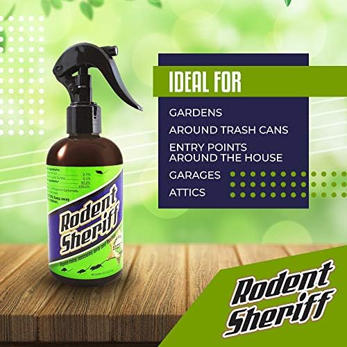Peppermint Oil Repellent | Fast Acting Pest Control Spray | Repels Mice, Racoons, Ants, and More