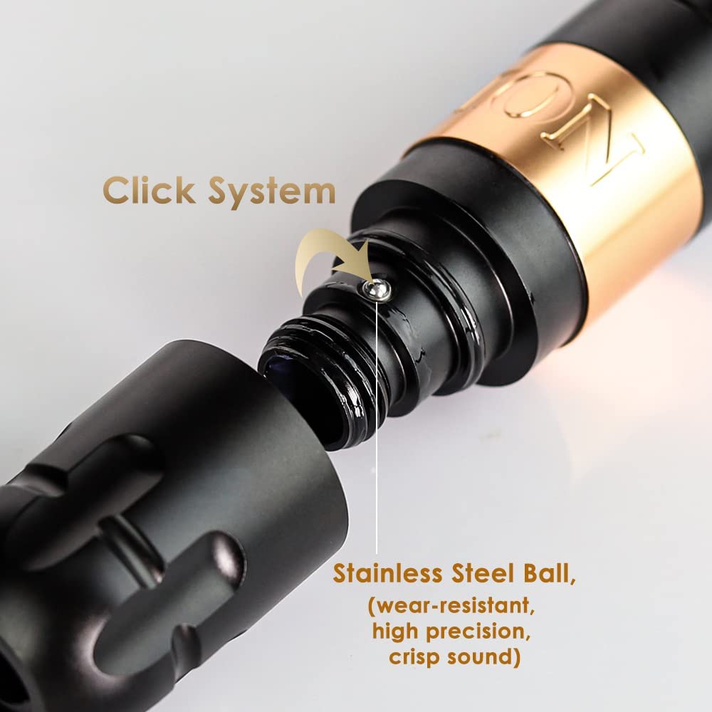 Ambition Soldier Rotary Battery Pen Tattoo Cartridge Machine with 2400mAh Power Japan Coreless Motor Digital LED Display Tattoo Equipment Supply for