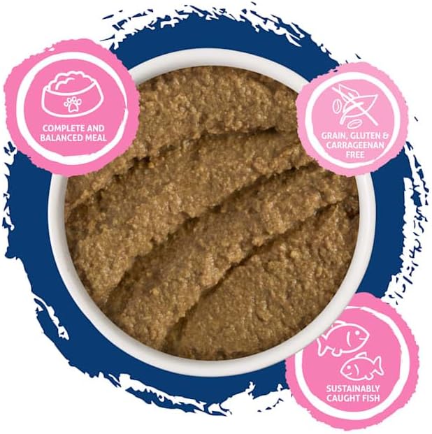 Soulistic Pate Duck & Tuna Dinner in a Hydrating Puree Wet Cat Food, 5.5 oz., Case of 8