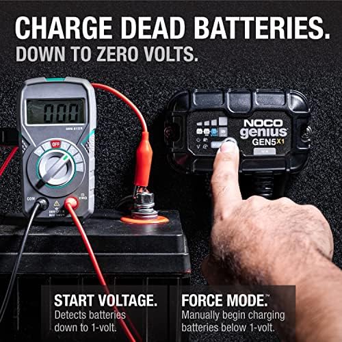 NOCO GEN5X1 12V 5A 1-Bank OnBoard Marine Battery Charger & Maintainer