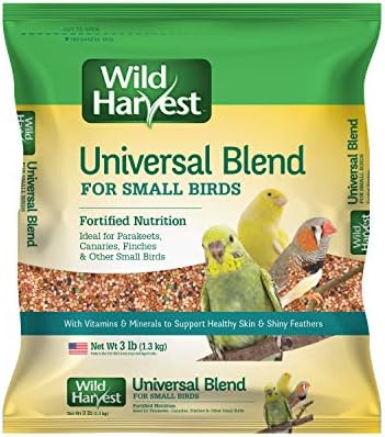 Wild Harvest Universal Blend For Small Birds 3 Pounds, Foritified Nutrition