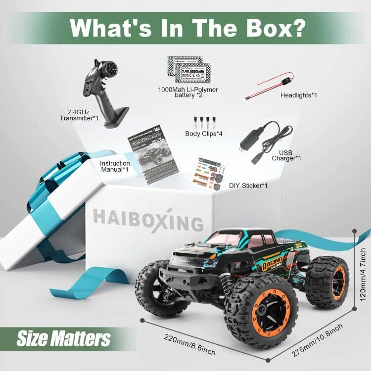HAIBOXING RC Cars 16889, 1:16 Remote Control Truck for Adults