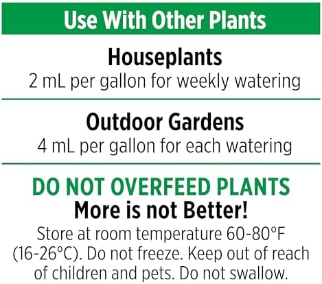 Miracle-Gro AeroGarden Liquid Plant Food 4-3-6, 3 fl. oz. | For Use in AeroGarden Indoor Hydroponic Gardens, Feeds All Types of Plants