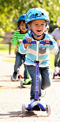 Micro Kickboard | Mini Kids Scooter for Ages 2-5 | Children up to 110 lbs | 3 Wheel Lean-to-Steer Design | Adjustable T Bar | Smooth Ride PU Wheels