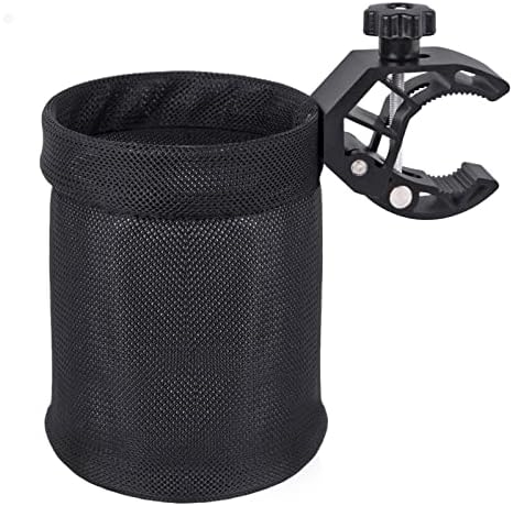 UNIGT Motorcycle ATV Cup Holder with 0.6"-1.75" Alligator Clamp, 32oz