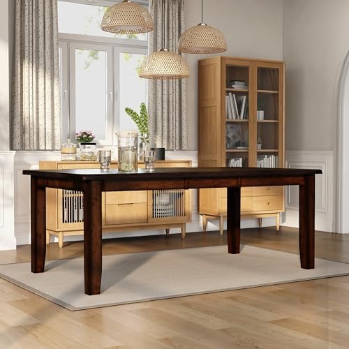 Furniture of America Dallas Transitional Dining Table, Dark Cherry