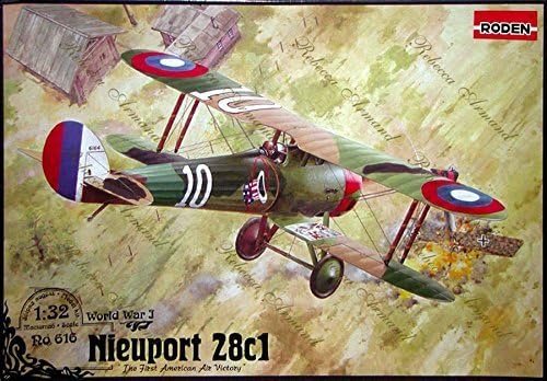 NIEUPORT 28C1 FRENCH PLANE WWI 1/32 RODEN 616