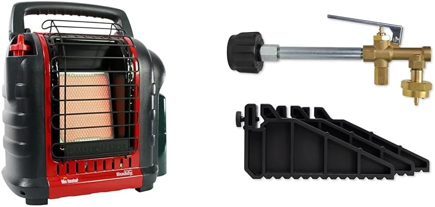 Mr. Heater 4,000-9,000 BTU Portable Propane Heater Bundle with Refillable Propane Tank Kit