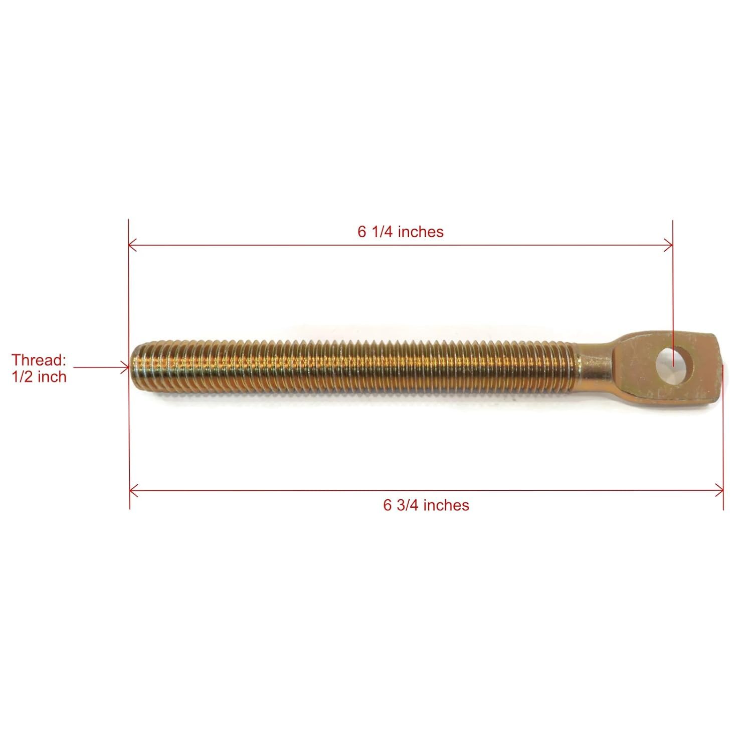 09124 Trip Spring Eye 5/8" Bolt Replacement for Meyer & Western 90493 STW60-0016 1302005 Snow Plow- 2/Pack