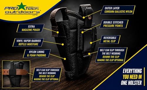 Nylon Gun Holster Fits The Taurus PT-738 TCP,Taurus PT-22,Taurus PT,25