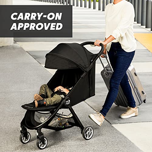Baby Jogger® City Tour 2 Carry-On Approved Travel Stroller, Ultra-Compact Baby Stroller, Lightweight, Easy Fold, Baby Travel Essential, Pitch Black