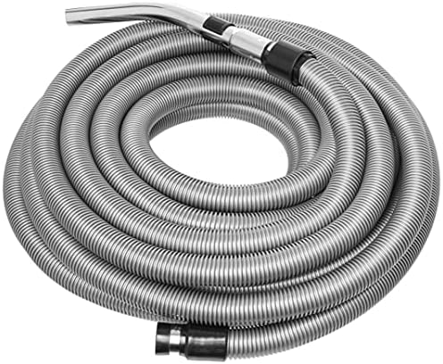 Cen-Tec Systems 94346 50 Ft. Vacuum Hose with Accessory Set Silver