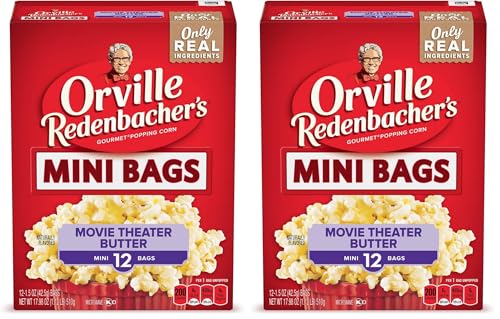 Orville Redenbacher’s Popcorn Mini Bags, Movie Theater Butter 1.5 oz., 12ct