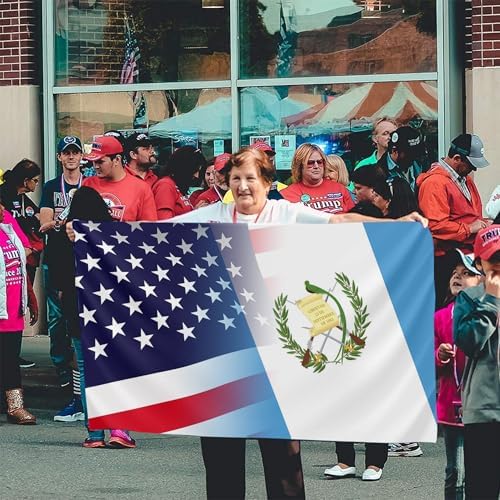 Nicaragua Nicaraguan And American Flag America USA 3x5 Ft Patriotic Banner Outdoor Indoor Decoration National Flags for Garden Car Yard Outside Decor