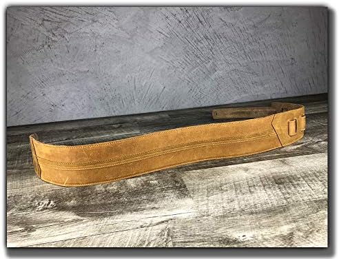 The Original Straight Up Full Grain Padded Leather Guitar Strap - For Electric, Acoustic and Bass Guitars