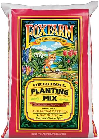 FoxFarm Original Planting Mix, 1cu ft - for In-Ground Planting, All Gardening Applications