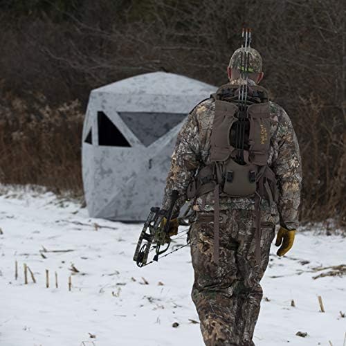 Barronett Blinds Radar Portable Hunting Blind, Pop-Up Hub Blind, Zipperless Windows, Lightweight, 2-Person, 67" x 71" x 71"
