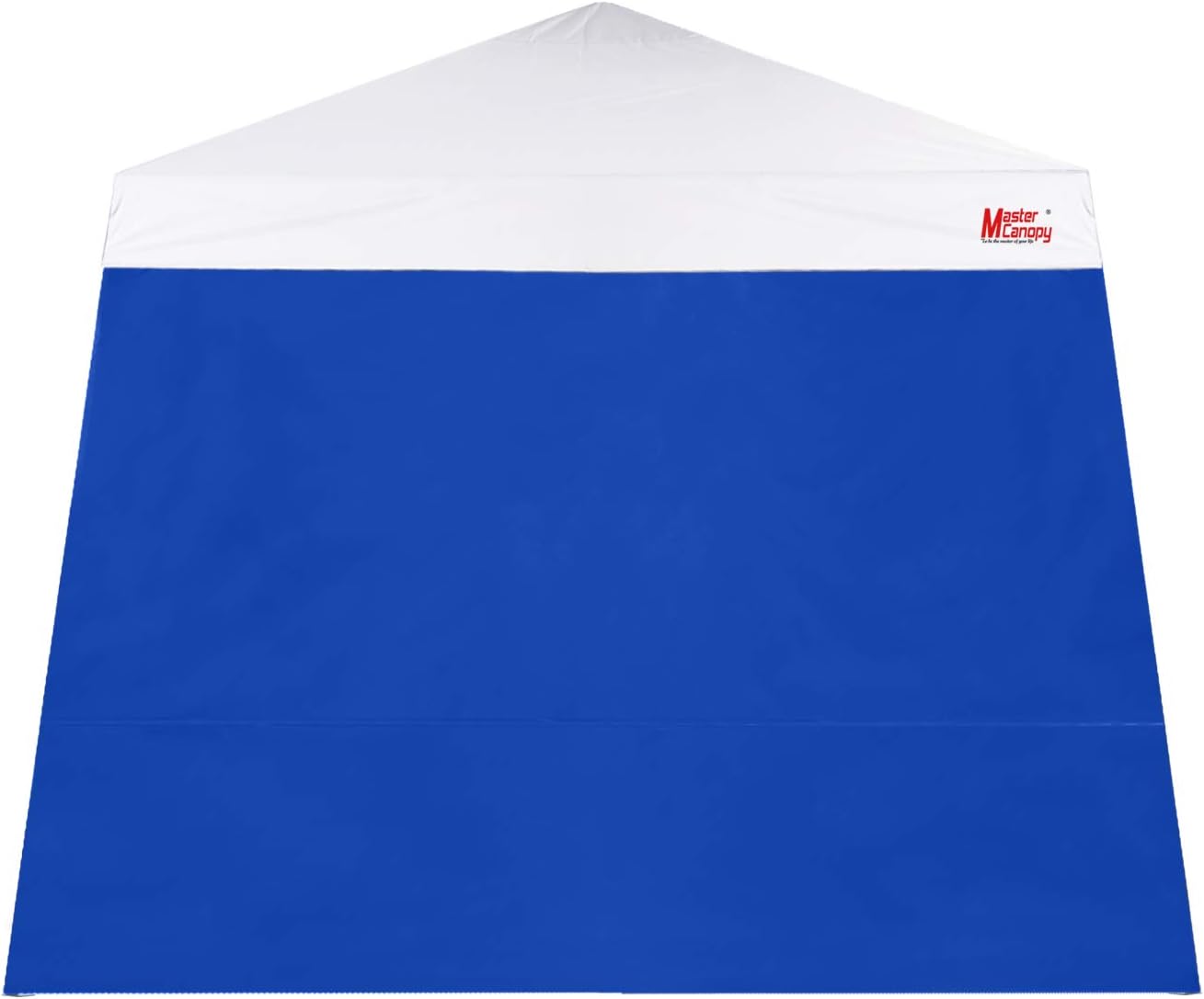 MASTERCANOPY SunWall Canopy Sidewall for 10x10 Slant Leg Canopy Tent, 1 Pack Sidewall Only (Black) | Waterproof UV‑blocking Durable Slant Leg SunWall Adds Shade and Blocks Wind for Canopies, Gazebos