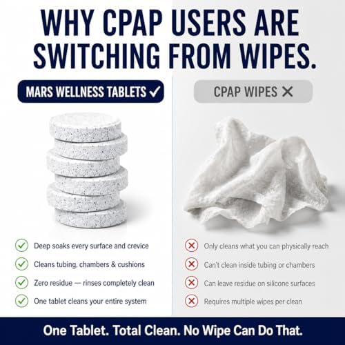 Mars Wellness CPAP Cleaning Tablets – 96 Count – CPAP Cleaner for Masks