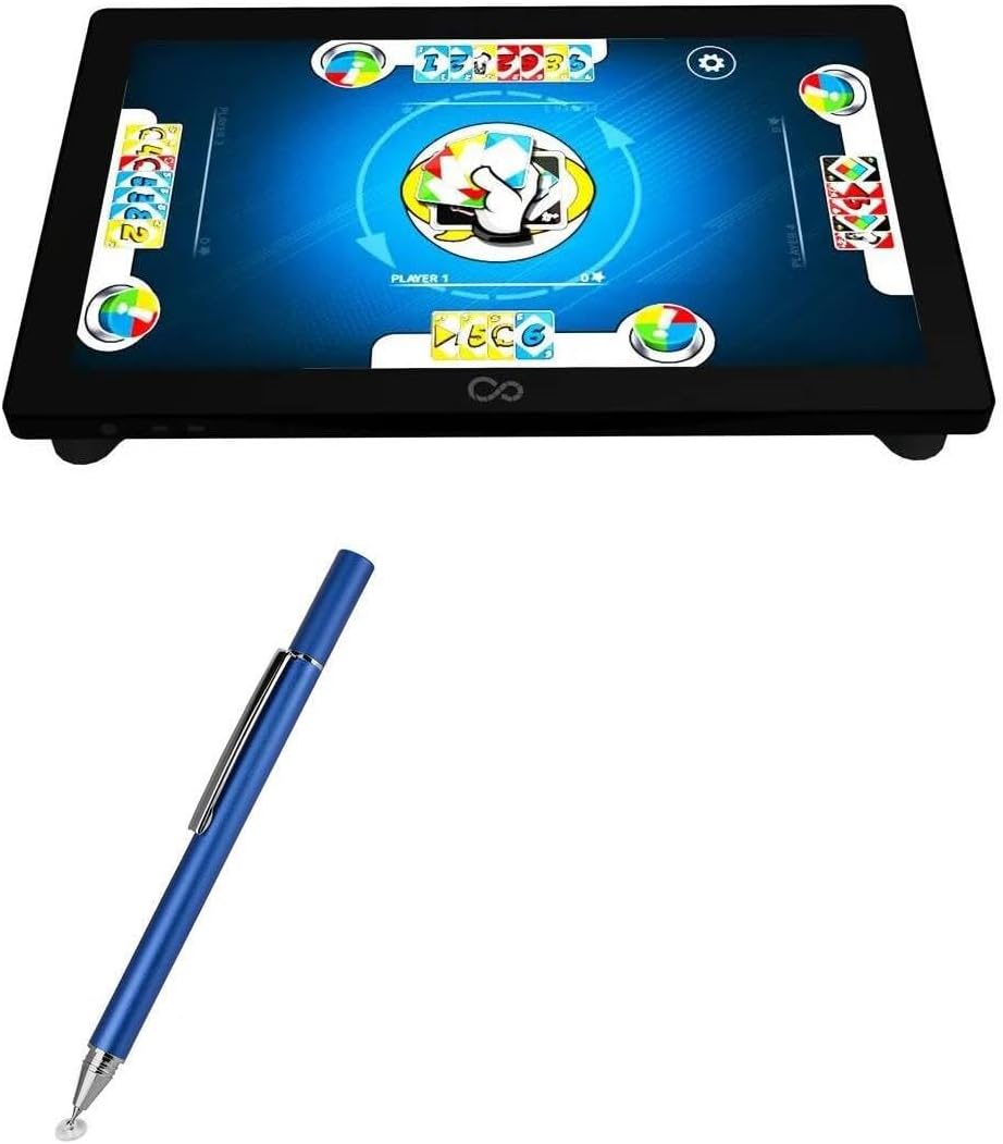 BoxWave Stylus Pen Compatible with Arcade1Up Infinity Game Board (18 in) - FineTouch Capacitive Stylus, Super Precise Stylus Pen - Lunar Blue