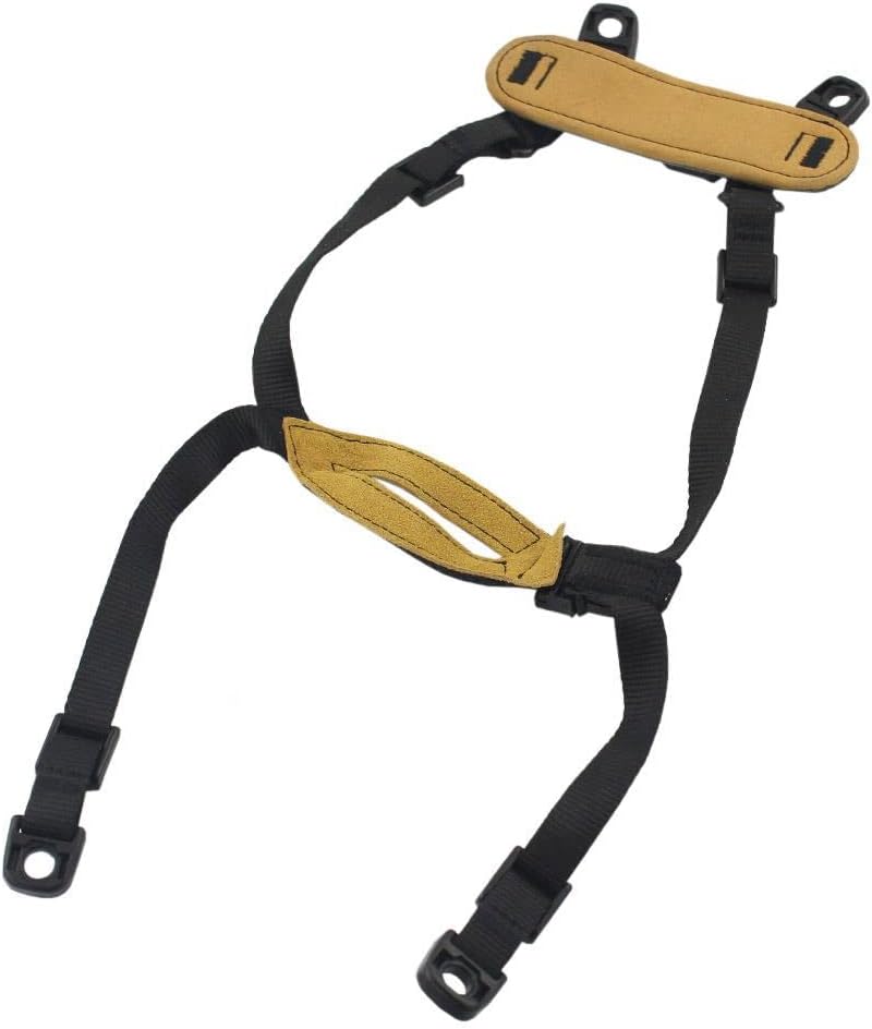 ATAIRSOFT 4 Points Helmet Accessory Retention System Chin Strap with Bolts and Screws for Fast Tactical Airsoft MICH IBH Helmet