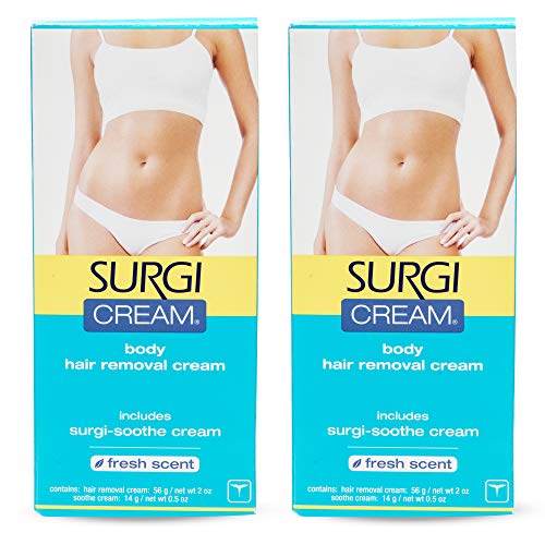 Surgiwax Facial Hair Removal Cream for Women – Depilatory Cream for Face, Neck, & Sensitive Skin, Professional Hair Remover, 1 oz