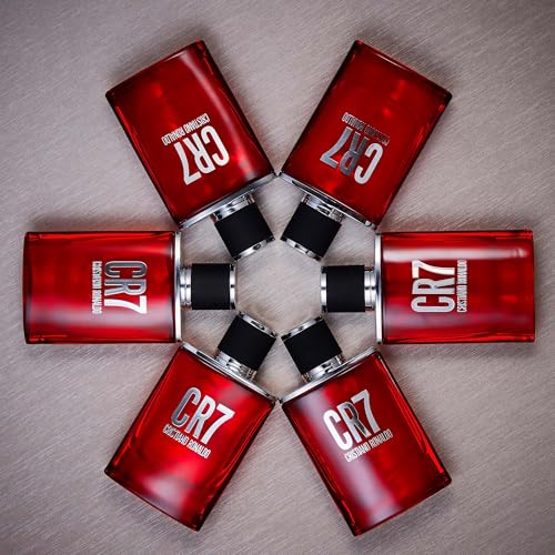 CR7 Cristiano Ronaldo - Eau De Toilette Cologne Scent for Men - Woody, Musky Men's Scent with Lavender, Cardamom, Tobacco, and Cedar - 1.7 oz
