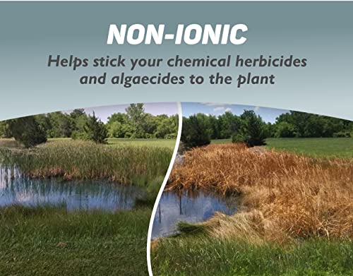 Plex Mate Aquatic Surfactant for Herbicides - 8 Ounces - Non-Ionic, Increase Product Coverage, Increase Product Penetration, Increase Product Effectiveness