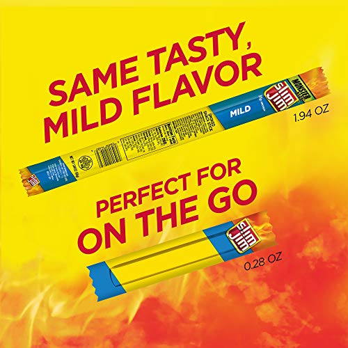 Slim Jim Smoked Jerky Snack Sticks, Mild Flavor, 0.28 oz., 14-ct
