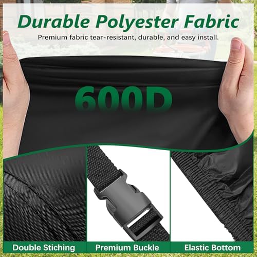 Himal Outdoors Zero Turn Mower Cover, Heavy Duty 600D to 60"