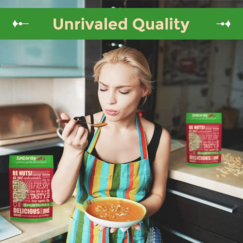 Sincerely Nuts - Raw Pumpkin Seeds In Shell (Pepitas) (2lb bags) | Antioxidant Rich Healthy Superfood Snack | Kosher, Vegan, Gluten Free | Source of Protein, Vitamins & Minerals