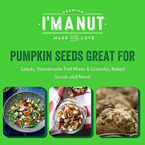 Raw Pumpkin Seeds 3 lb, Pepitas, No Shell, Unsalted, Kosher, Non-GMO