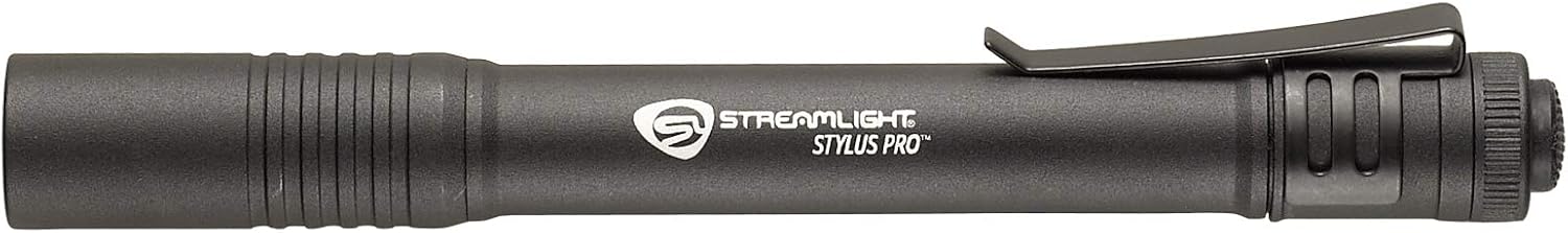 Streamlight 66149 Stylus Pro UV LED Penlight with Holster, Black